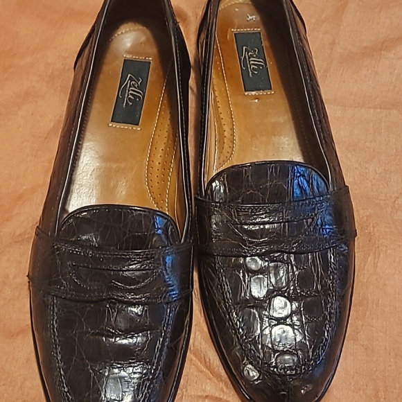Zelli Genuine Crocodile shoes - Picture 1 of 8